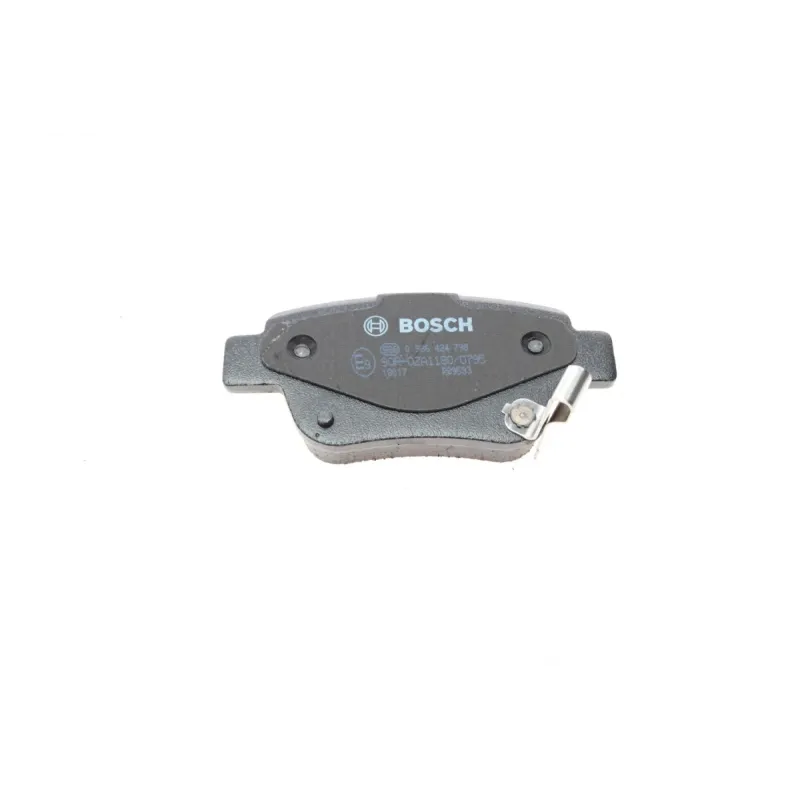 Колодки гальмівні задні Bosch 0 986 424 798 для Toyota Avensis, Corolla 1.6-2.4i 2003-2009, 101.8x46x15.5 мм