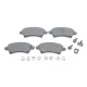 Колодки гальмівні передні BOSCH 0 986 424 801 для Citroen Xsara, Peugeot 206 (131x52.5x17.5 мм)