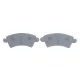 Колодки гальмівні передні BOSCH 0 986 424 801 для Citroen Xsara, Peugeot 206 (131x52.5x17.5 мм)