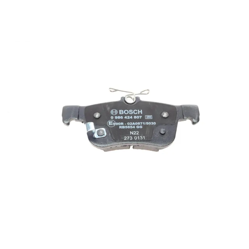 Колодки гальмівні задні BOSCH 0 986 424 807 для Honda Civic X 2017- 1.0-2.0 VTEC, 14.97 мм