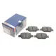 Колодки гальмівні передні BOSCH 0 986 424 808 для Toyota Corolla 2001-2007, Celica 1999-2005, 17.3 мм