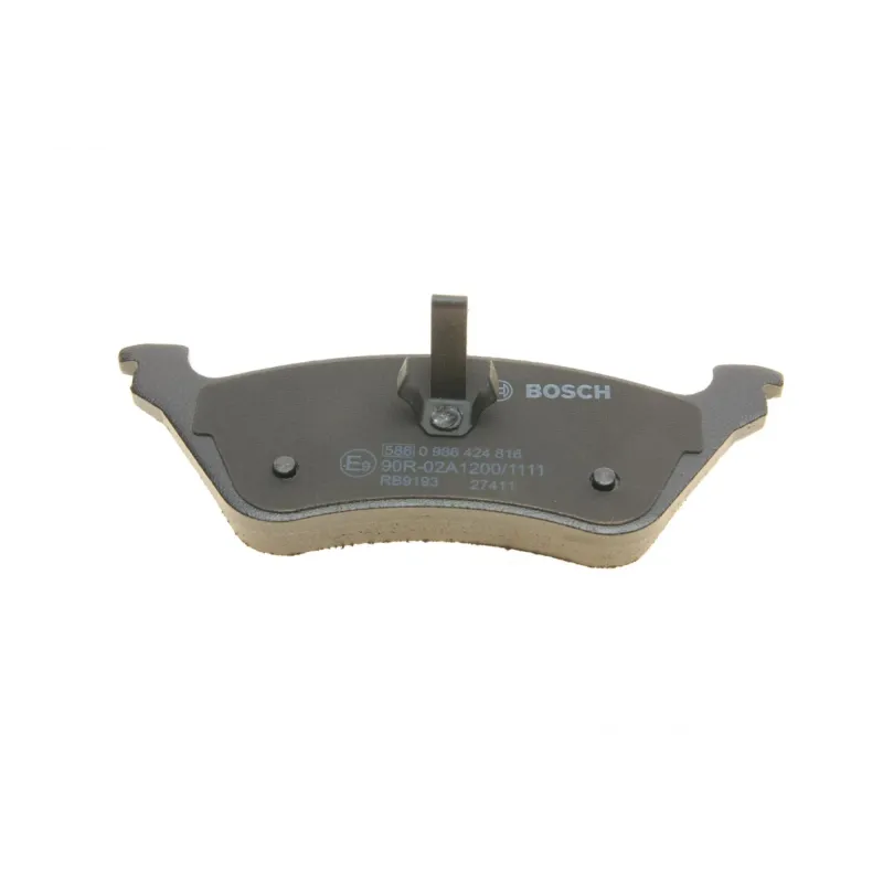 Колодки гальмівні задні BOSCH 0 986 424 816 для Chrysler Voyager IV, Dodge Caravan, Jeep Cherokee 2000-2008