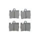 Колодки гальмівні задні BOSCH 0 986 424 830 для Mercedes-Benz S-Class W220, CL-Class C215 1998-2006, 72.2x70.9x16 мм