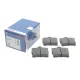 Колодки гальмівні задні BOSCH 0 986 424 830 для Mercedes-Benz S-Class W220, CL-Class C215 1998-2006, 72.2x70.9x16 мм