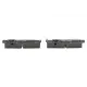 Колодки гальмівні задні BOSCH 0 986 424 830 для Mercedes-Benz S-Class W220, CL-Class C215 1998-2006, 72.2x70.9x16 мм