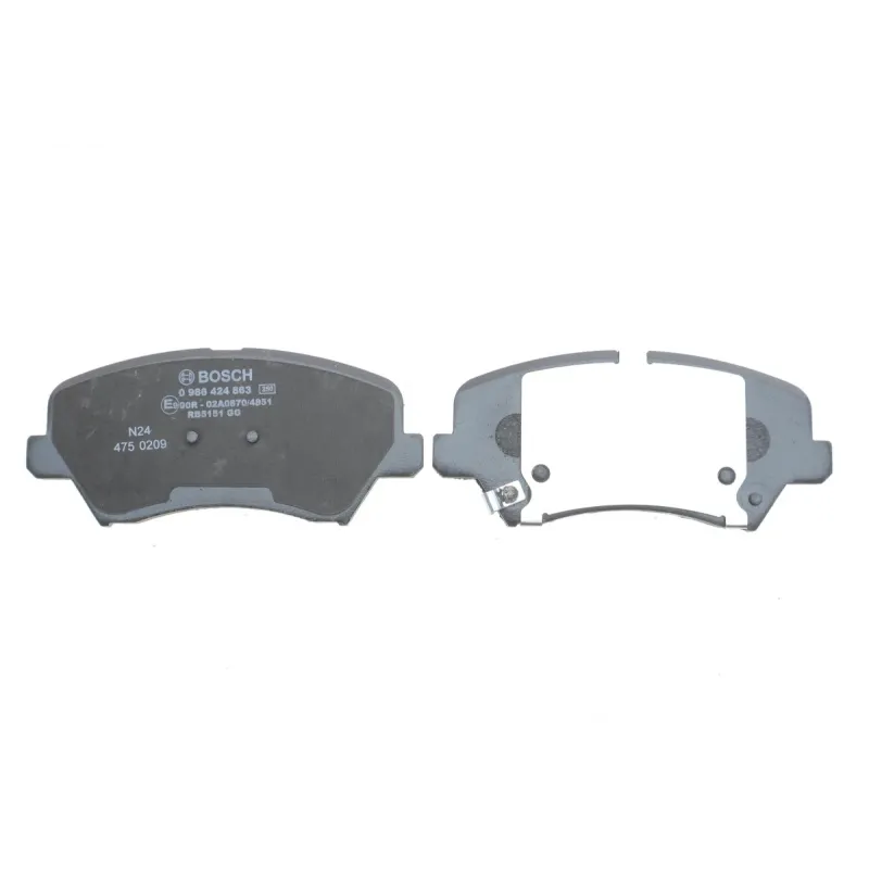 Колодки гальмівні передні BOSCH 0 986 424 863 для Hyundai i30 16-/Kia Ceed 18-, 132.6x59.8 мм