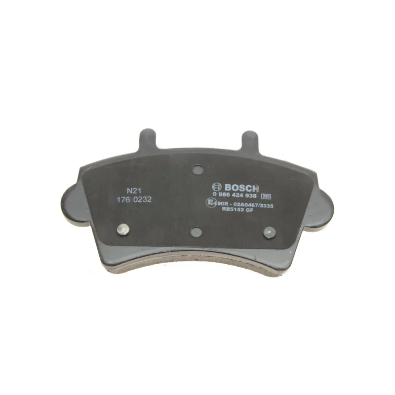 Колодки гальмівні передні BOSCH 0 986 424 938 для Nissan Interstar, Renault Master/Mascott 2002-