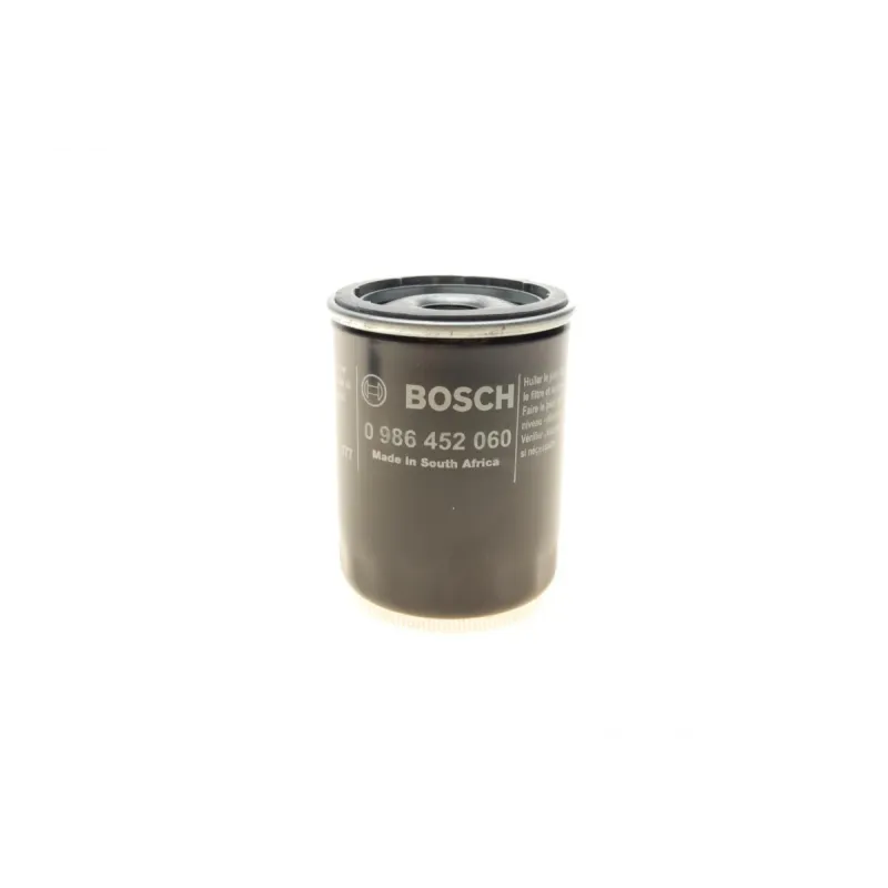 Фільтр масляний BOSCH 0 986 452 060 для Nissan Micra K11 1992-2000, Primera P10 1990-1996, зовнішній діаметр 65 мм