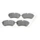 Колодки гальмівні передні BOSCH 0 986 460 046 для Volkswagen Amarok 2010- (163.5x75.6x19.2 мм)