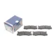 Колодки гальмівні задні BOSCH 0 986 460 080 для Mazda 323 BF/BG, Daihatsu Charade IV 1985-1995 101.6x42.5x12.5 мм
