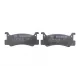Колодки гальмівні задні BOSCH 0 986 460 080 для Mazda 323 BF/BG, Daihatsu Charade IV 1985-1995 101.6x42.5x12.5 мм