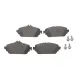Колодки гальмівні передні BOSCH 0 986 460 128 для Mercedes-Benz C-Class W205/E-Class W213 144.1x60.1x19.4 мм