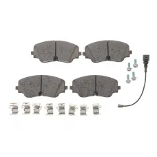 Колодки гальмівні передні BOSCH 0 986 460 162 для Audi A3, VW Golf VIII, Tiguan, Arteon (+датчик)