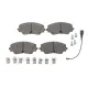 Колодки гальмівні передні BOSCH 0 986 460 162 для Audi A3, VW Golf VIII, Tiguan, Arteon (+датчик)