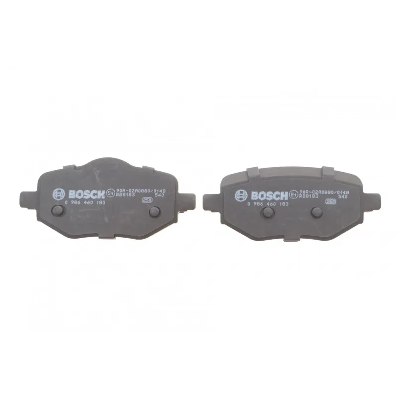 Колодки гальмівні задні BOSCH 0 986 460 183 для Citroen C4 III, Peugeot 208 II, 17.4 мм