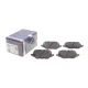Колодки гальмівні задні BOSCH 0 986 460 293 для Mercedes-Benz C-Class W206, E-Class W214, S-Class W223 (2020-) 117.1x62/72x16.5 мм