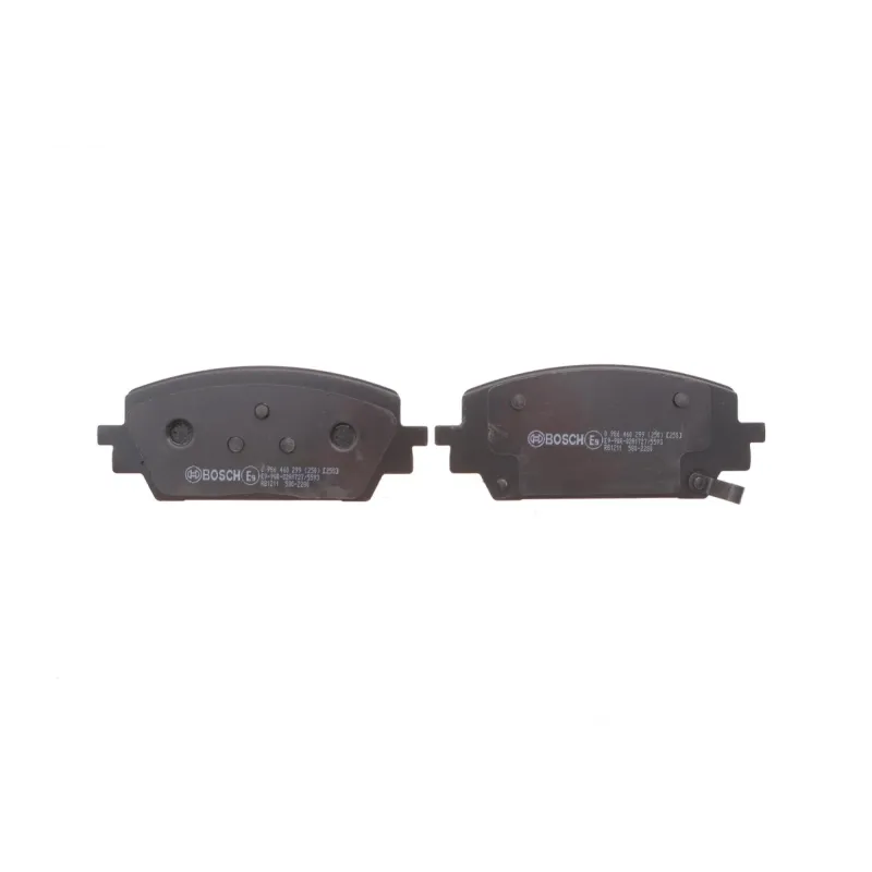 Колодки гальмівні передні BOSCH 0 986 460 299 для Hyundai Santa Fe, Kia Sorento 2020-, 154.3x63.8x17.7 мм