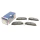 Колодки гальмівні передні BOSCH 0 986 460 960 для Isuzu Bighorn, Opel Frontera A 1992-1998, 127.2x50.8x16.5 мм
