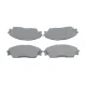 Колодки гальмівні передні BOSCH 0 986 460 972 для Honda Civic, CRX 1987-1995, 124x49.1x15 мм