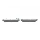 Колодки гальмівні передні BOSCH 0 986 460 974 для Mazda 323 ASTINA IV (BG) 1989-1994, 70.4x91.7x14.4 мм