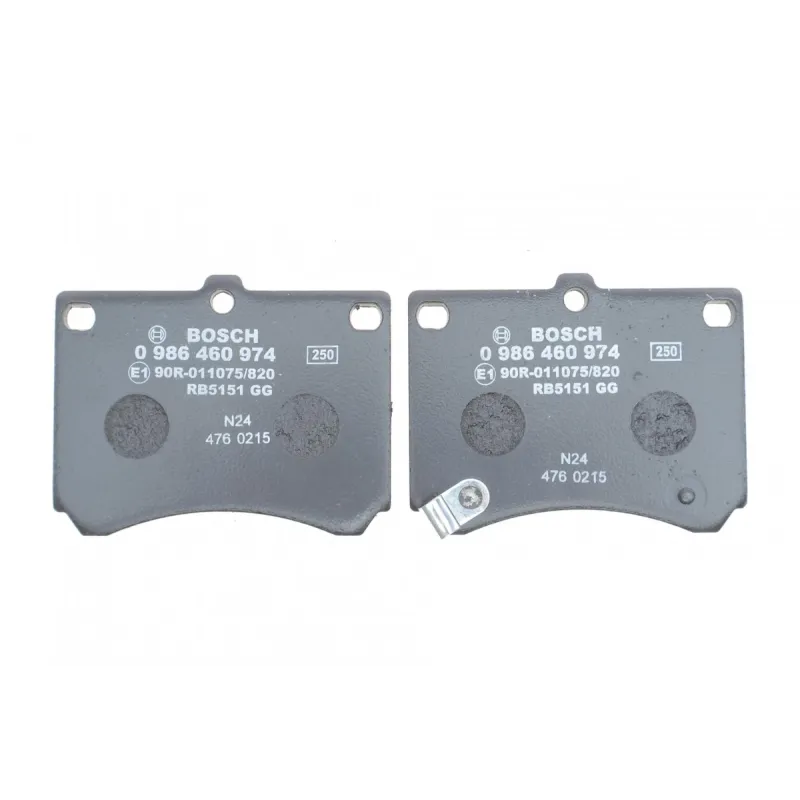 Колодки гальмівні передні BOSCH 0 986 460 974 для Mazda 323 ASTINA IV (BG) 1989-1994, 70.4x91.7x14.4 мм