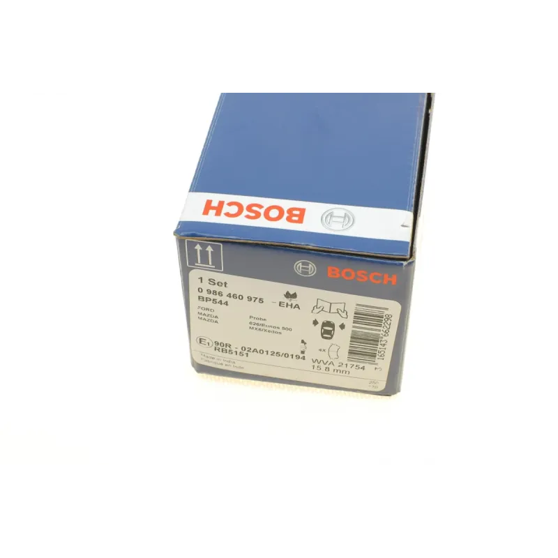 Колодки гальмівні передні BOSCH 0 986 460 975 для Mazda 626, Ford Probe, MX-6
