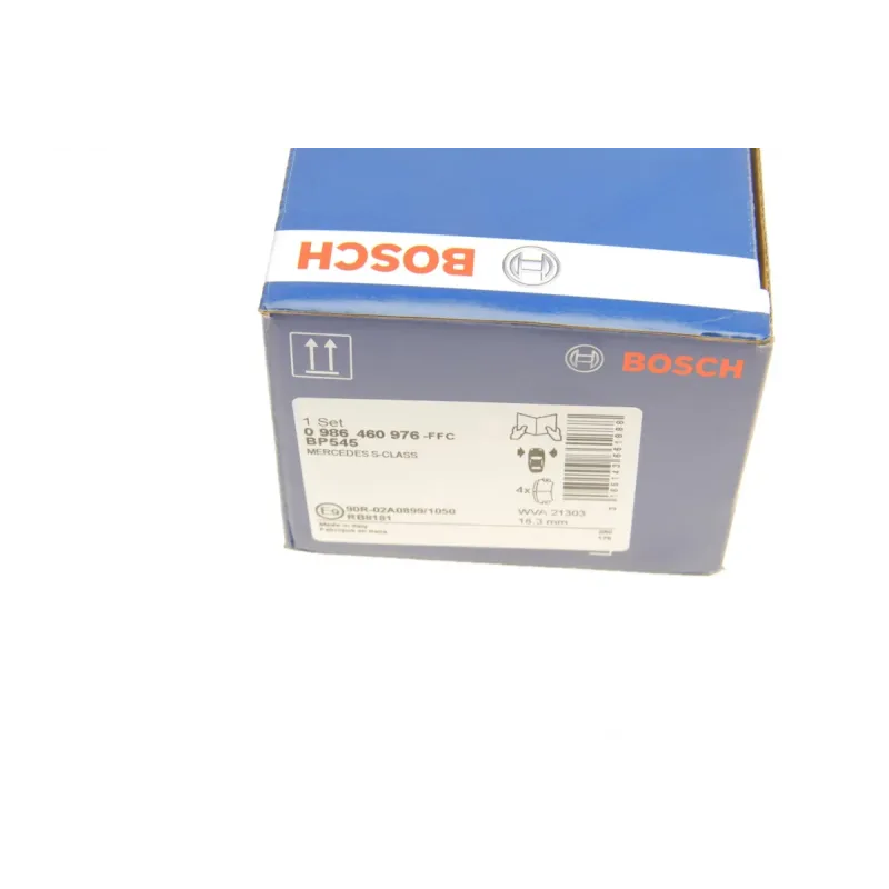 Колодки гальмівні передні BOSCH 0 986 460 976 для Mercedes-Benz S-Class W140/CL C140 1991-1999, 84.7x99.5x18.3 мм