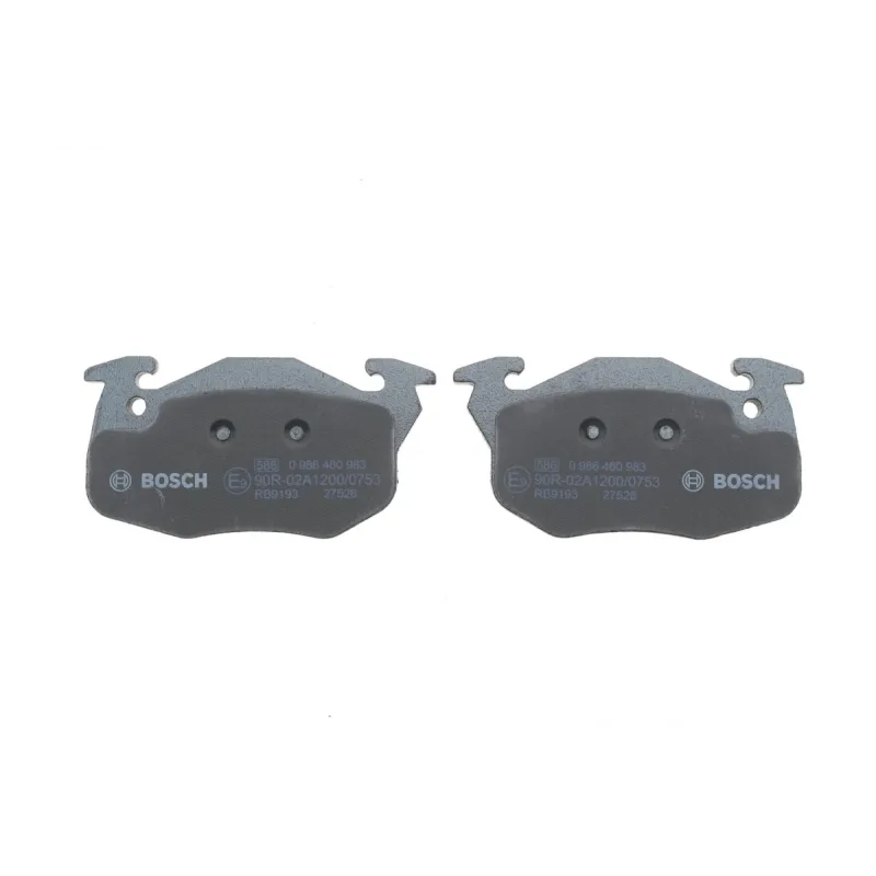 Колодки гальмівні передні BOSCH 0 986 460 983 для Peugeot 306, Citroen AX/ZX 105x54x16.4 мм