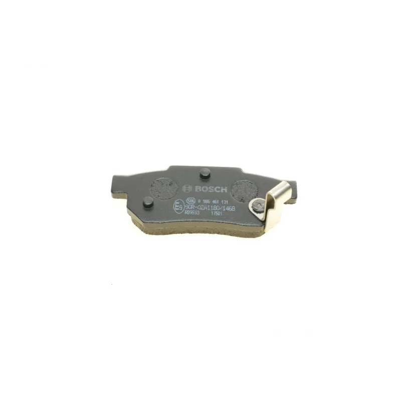 Колодки гальмівні задні BOSCH 0 986 461 131 для Honda Civic V/VI, CRX II, Prelude III 89,2x35x12,8 мм