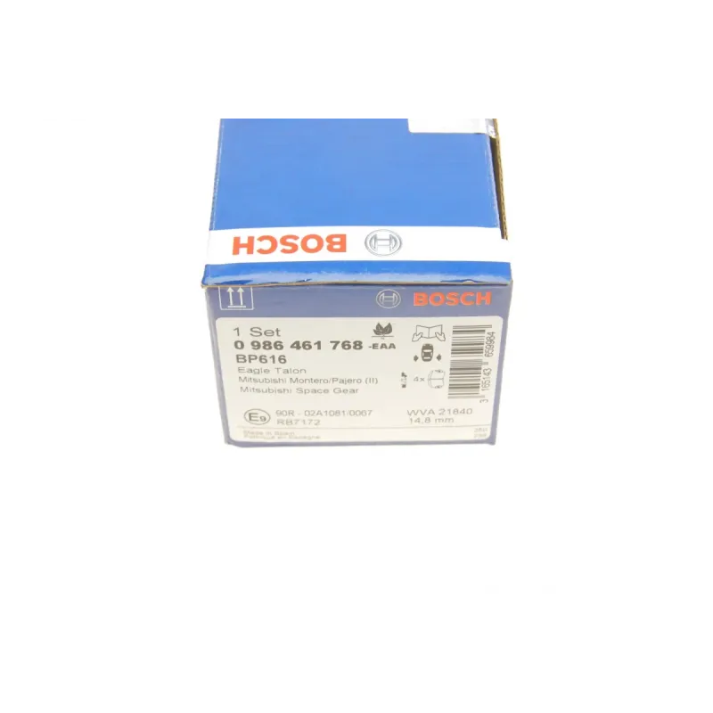 Колодки гальмівні задні BOSCH 0 986 461 768 для Mitsubishi Pajero V3_W, V2_W, V4_W 1990-1999, L400 1994-2005