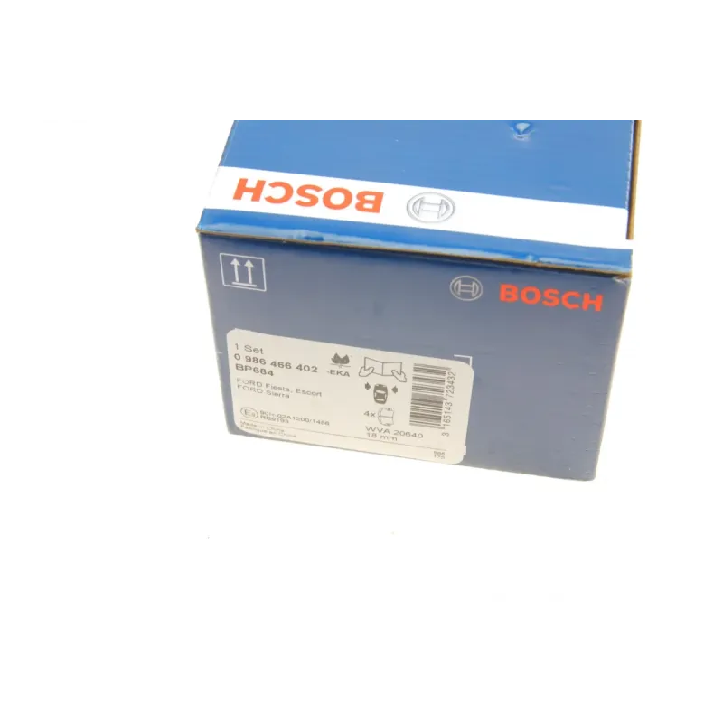 Колодки гальмівні передні BOSCH 0 986 466 402 для Ford Escort, Fiesta, Sierra 1980-2002