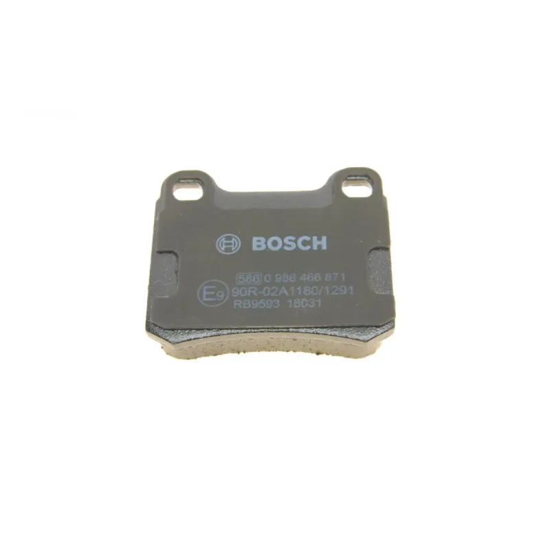 Колодки гальмівні задні BOSCH 0 986 466 871 для Mercedes-Benz C-Class W202, E-Class W124, 61.7x54.2x14.9 мм