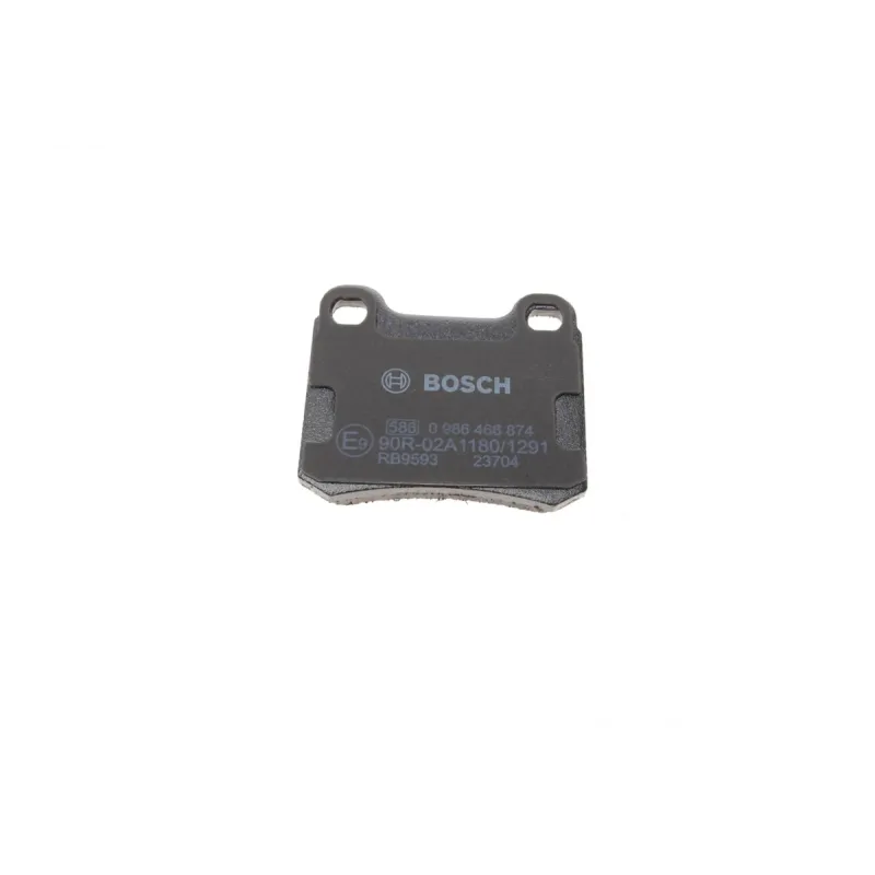 Колодки гальмівні задні BOSCH 0 986 466 874 для Mercedes-Benz 190 (W201) 1982-1993, 61.7x54.2x12.9 мм