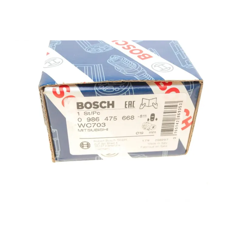 Циліндр гальмівний задній BOSCH 0 986 475 668 для Mitsubishi Colt/Lancer, діаметр поршня 19 мм