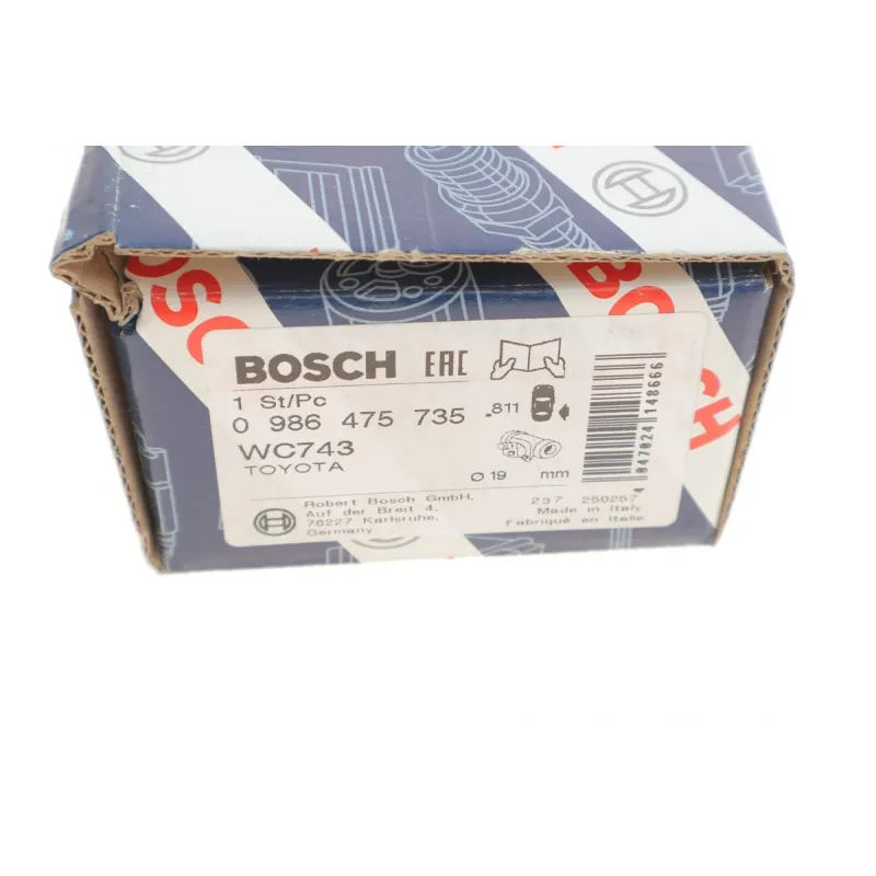 Циліндр гальмівний задній BOSCH 0 986 475 735 для Toyota Corolla E10/E11, Carina E (d=19mm)