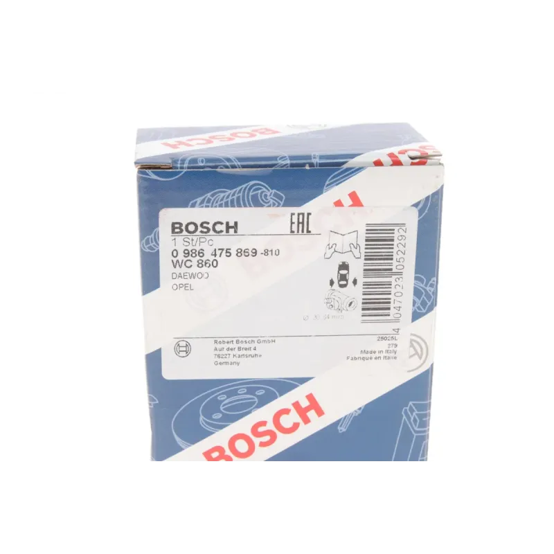 Циліндр гальмівний задній BOSCH 0 986 475 869 для Daewoo Lanos/Sens, Opel Astra H, 20.64 мм