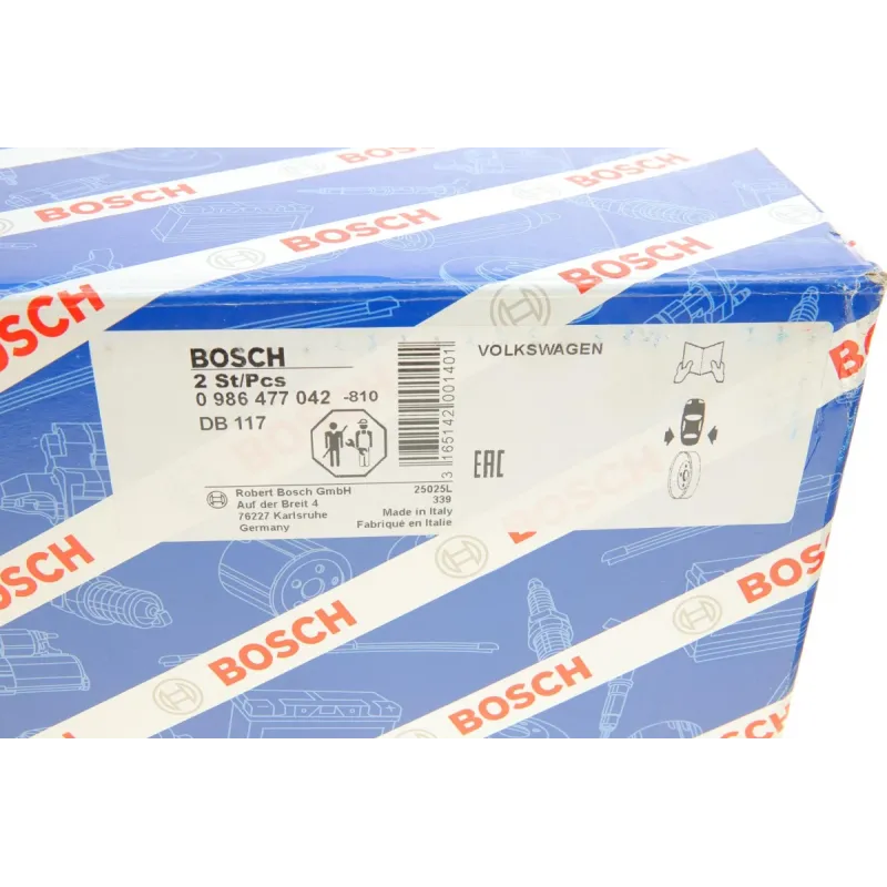 Барабан гальмівний задній BOSCH 0 986 477 042 для Volkswagen Passat B3/B4 1988-1997, Ø 230 мм