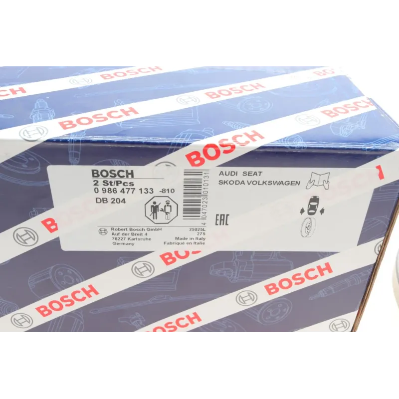 Барабан гальмівний задній BOSCH 0 986 477 133 для Skoda Fabia, VW Polo 1999-, Ø 200 мм