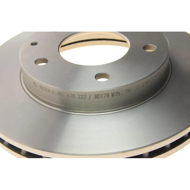 Диск гальмівний передній BOSCH 0 986 478 227 для Mazda 6/MX-6 1992-2002, Premacy 1999-2005 (258x24 мм)