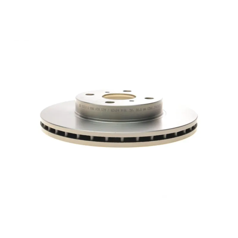 Диск гальмівний передній BOSCH 0 986 478 578 для Toyota Corolla E10 E11 1992-2001, 255x22 мм