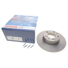 Диск гальмівний передній BOSCH 0 986 478 843 для Citroen Jumper, Fiat Ducato, Peugeot Boxer 1994-2002, 280x18 мм