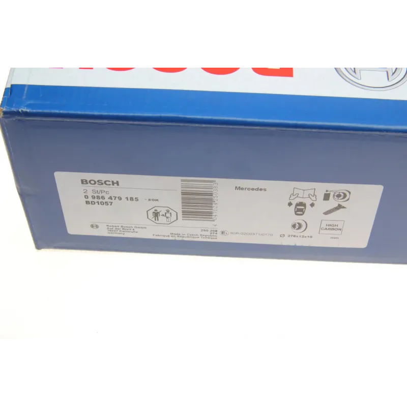 Диск гальмівний передній BOSCH 0 986 479 185 для Mercedes-Benz A-Class W169 2004-2012, 276x12 мм