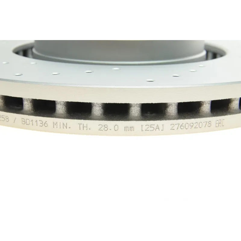 Диск гальмівний передній BOSCH 0 986 479 258 для Audi A4 B7 (320x30 мм, вент.)