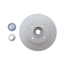 Диск гальмівний (задній) Citroen C3/C4 /Peugeot 207/307 05- (249х9) (+ABS) (з підшипником)