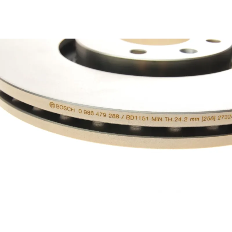 Диск гальмівний передній BOSCH 0 986 479 288 для Citroen C4, Peugeot 207/307 302x26 мм