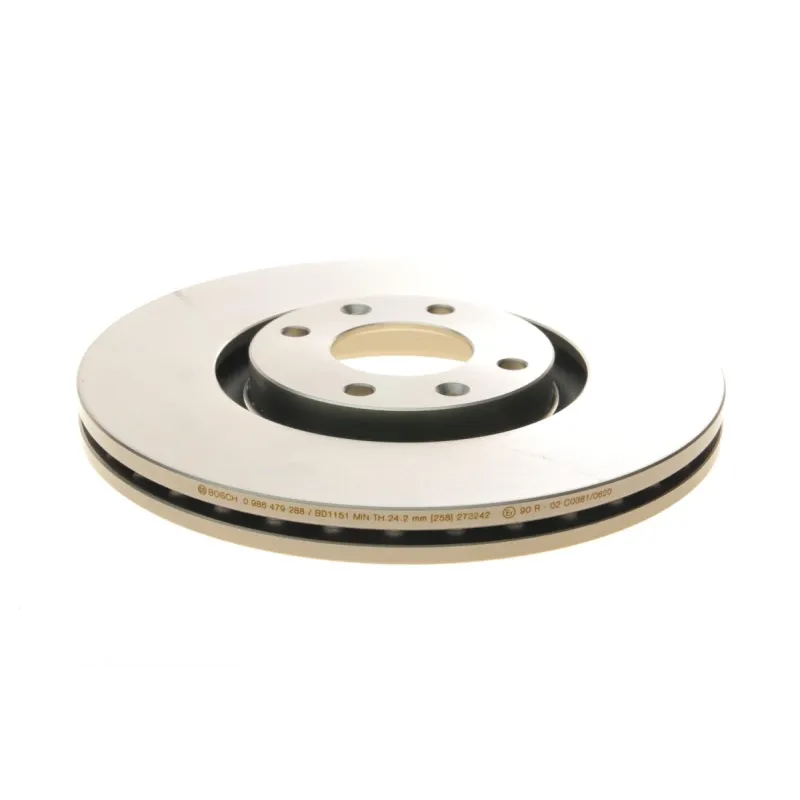 Диск гальмівний передній BOSCH 0 986 479 288 для Citroen C4, Peugeot 207/307 302x26 мм
