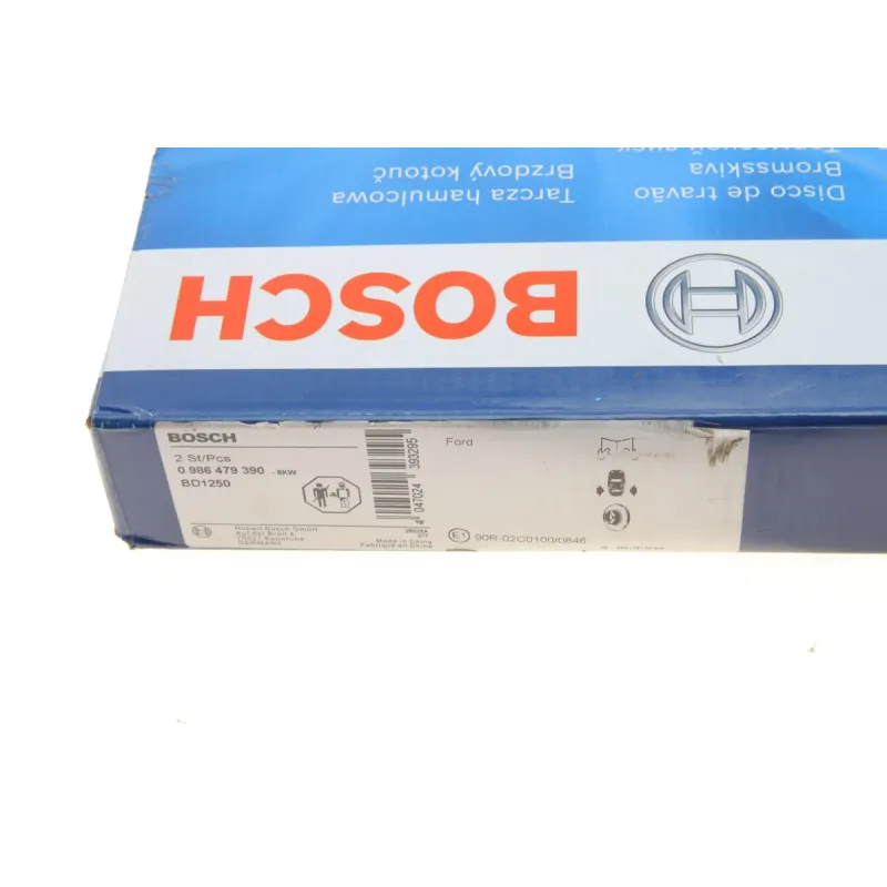 Диск гальмівний задній BOSCH 0 986 479 390 для Ford Transit 2.2-3.2 D 2.3 i 2006-2014 (280х16 мм)