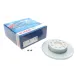 Диск гальмівний задній BOSCH 0 986 479 B78 для Audi A3, VW Golf, Skoda Octavia 2003-2015 (256x12 мм)