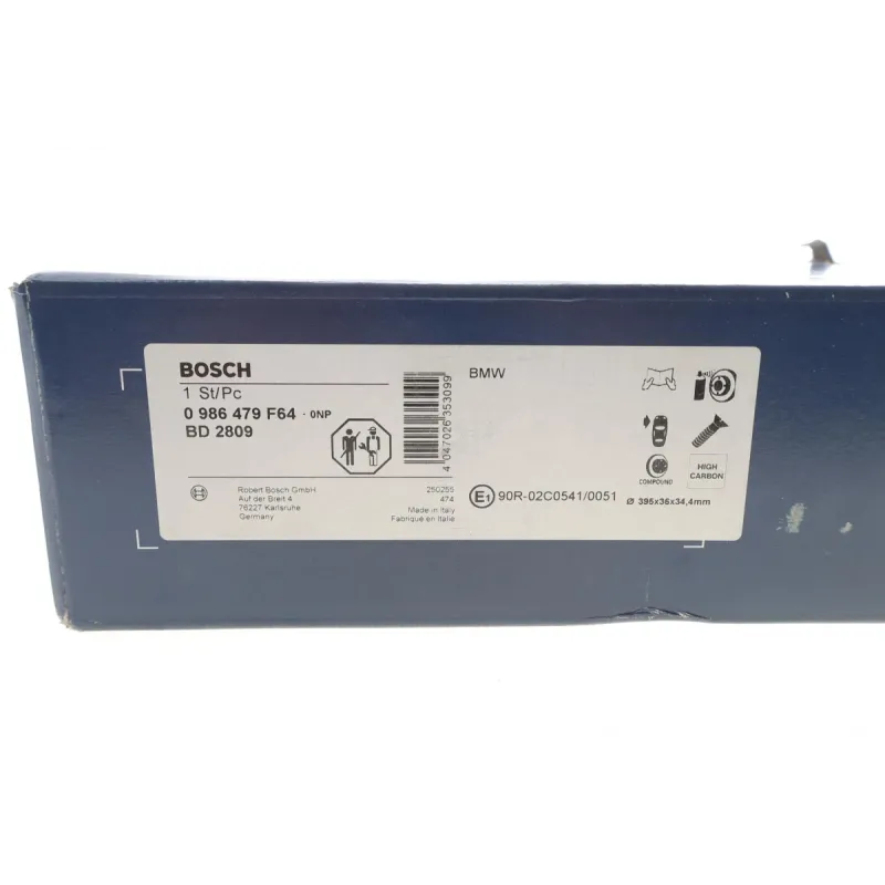 Диск гальмівний (передній) BMW 5 (G30/F90)/7 (G11/G12)/X5 (G05/F95) 15- (395x36) (L)