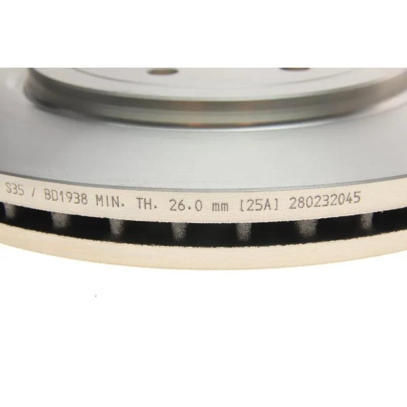 Диск гальмівний передній BOSCH 0 986 479 S35 для Nissan Navara D40/Pathfinder R51 2005-, 320x28 мм